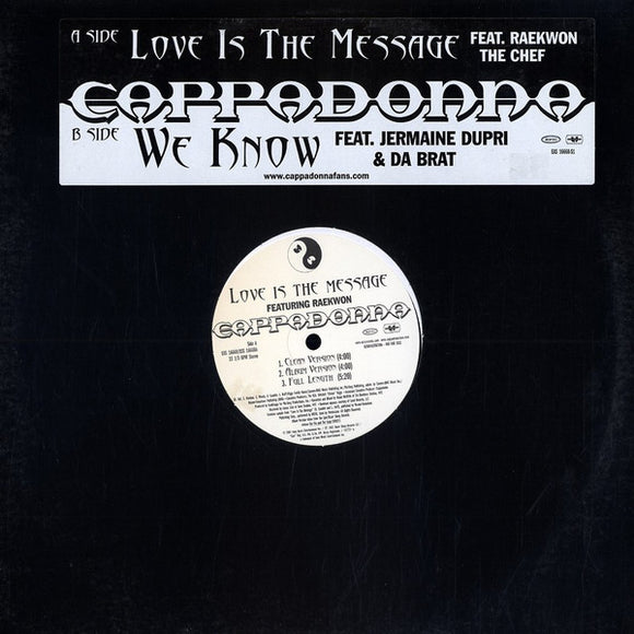 Cappadonna - Love Is The Message / We Know (12