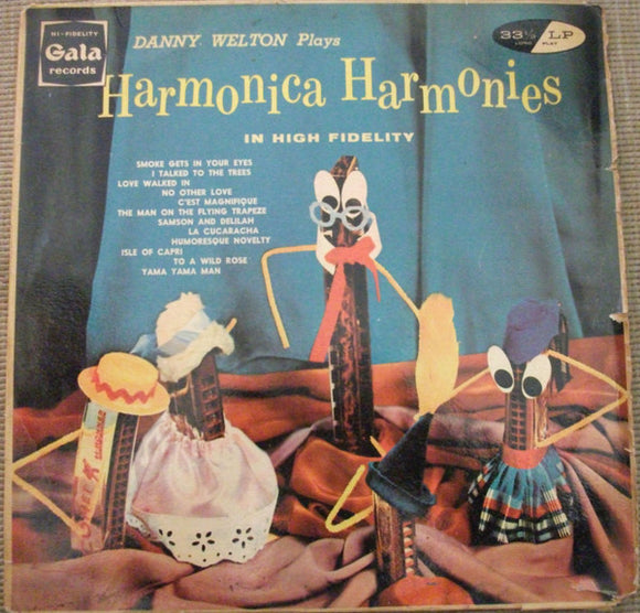 Danny Welton - Harmonica Harmonies (LP, Album, Styrene)