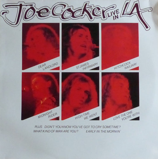 Joe Cocker - Live In L.A. (LP, RE)
