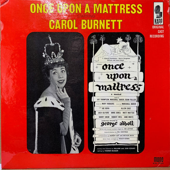 Various - Once Upon A Mattress Starring Carol Burnett (LP, Mono, RE, Red)