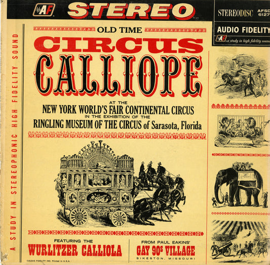 Paul Eakins - Old Time Circus Calliope (LP, Album)