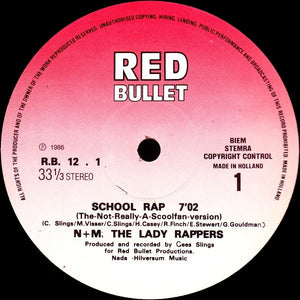 N&M (The Lady Rappers) - School Rap (12")