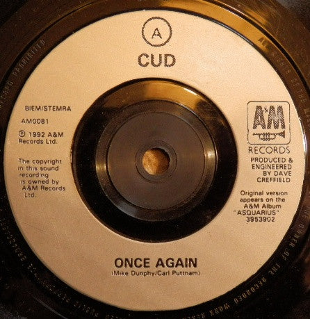 Cud - Once Again (7", Single, Sil)