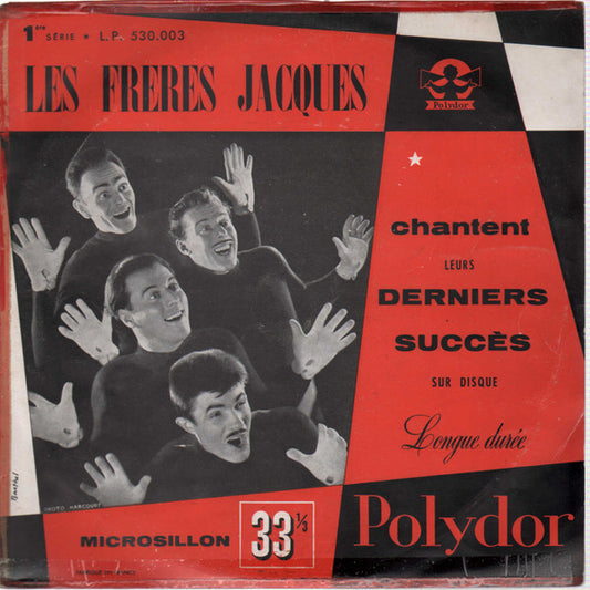 Les Frères Jacques - Les Frères Jacques Chantent Leurs Derniers Succès Sur Disque (10", Album, Mono)