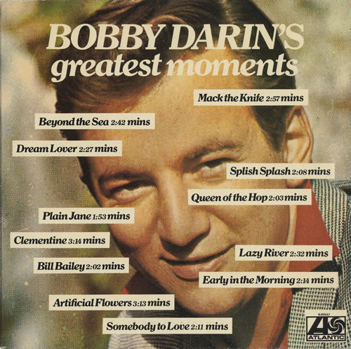 Bobby Darin - Bobby Darin's Greatest Moments (LP, Comp, RE)