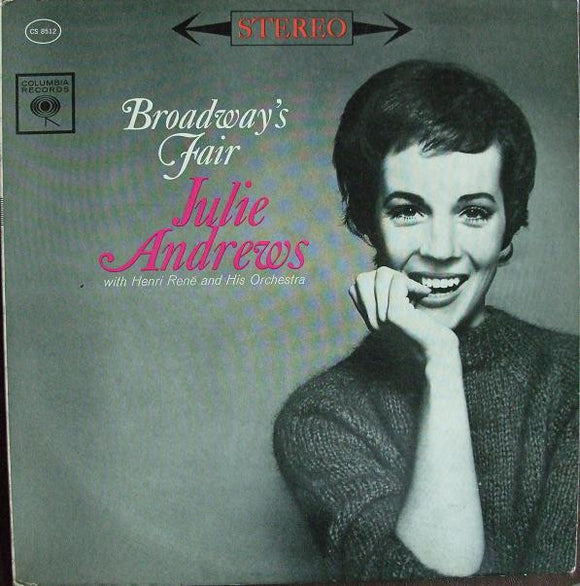 Julie Andrews With Henri René And His Orchestra - Broadway's Fair Julie (LP, Album)