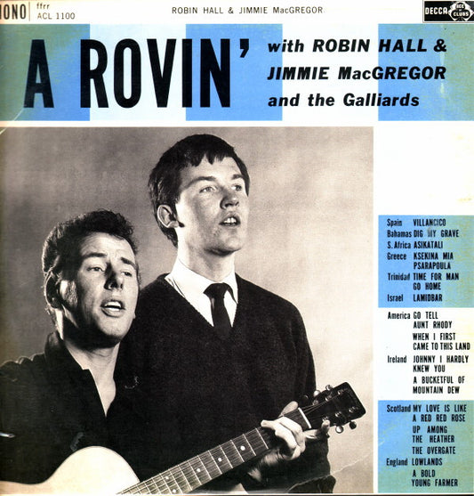 Robin Hall And Jimmie MacGregor with The Galliards - A Rovin' (LP, Album)