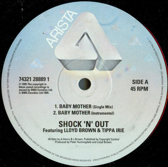 Shock 'N' Out Featuring Tippa Irie & Lloyd Brown - Baby Mother (12