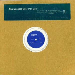 Strawpeople - Taller Than God (12", Promo)