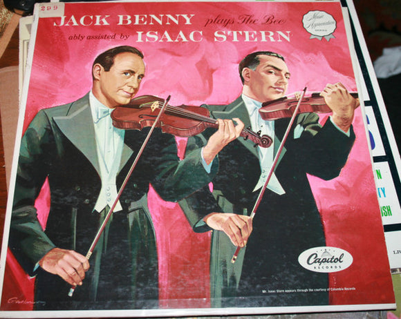 Jack Benny, Isaac Stern - Jack Benny Plays The Bee Ably Assisted By Isaac Stern (LP, Mono)
