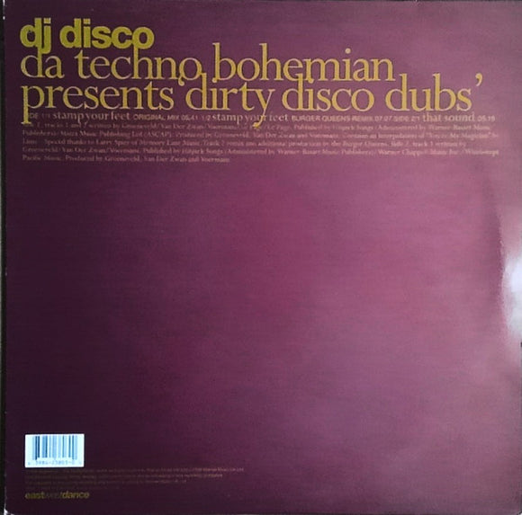 Da Techno Bohemian Presents DJ Disco - Dirty Disco Dubs (12