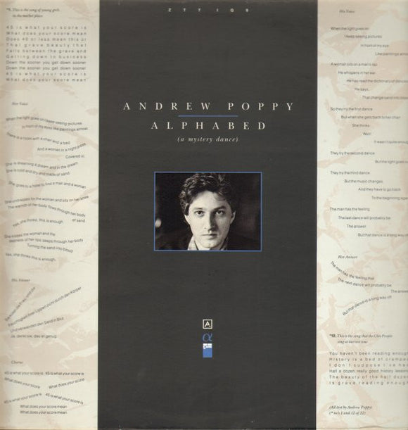 Andrew Poppy - Alphabed (A Mystery Dance) (LP, Album)