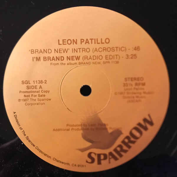 Leon Patillo - I'm Brand New (12", EP, Promo)