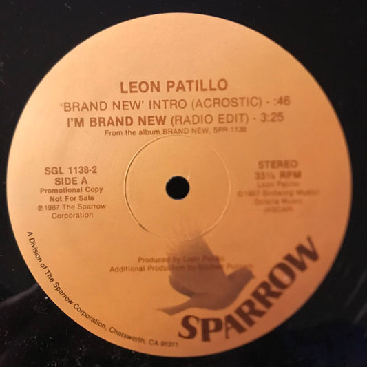 Leon Patillo - I'm Brand New (12", EP, Promo)