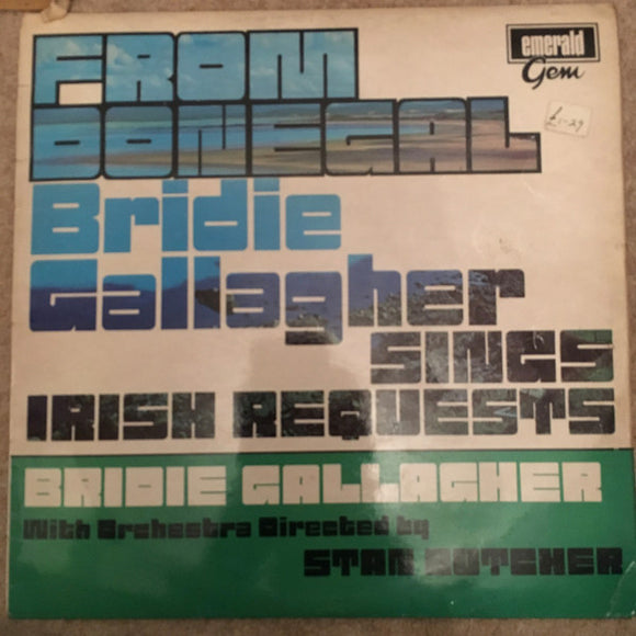 Bridie Gallagher - From Donegal - Bridie Gallagher Sings Irish Requests (LP, Album)