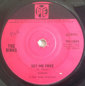 The Kinks - Set Me Free  (7", Single, Sol)