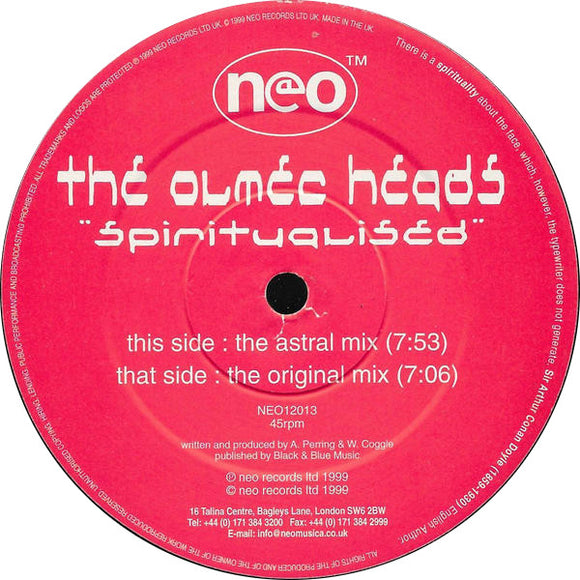 The Olmec Heads - Spiritualised (12