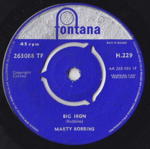 Marty Robbins - Big Iron (7", Single)