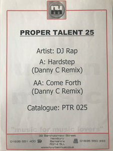 DJ Rap - Hardstep / Come Forth (Danny C Remixes) (12", W/Lbl)