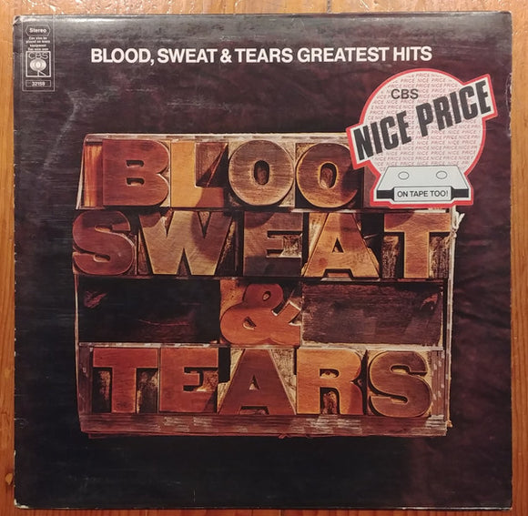 Blood, Sweat & Tears* - Blood, Sweat & Tears Greatest Hits (LP, Comp, RE)