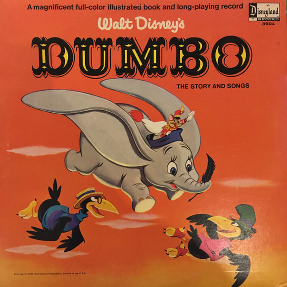 Unknown Artist - Walt Disney's Dumbo (The Story And Songs) (LP, Gat)
