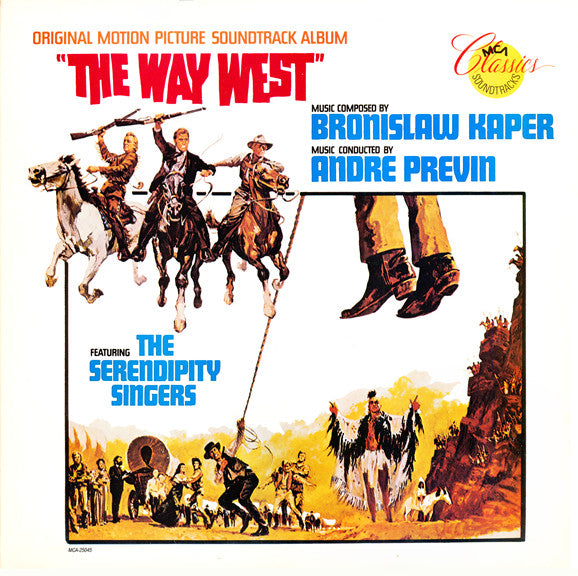 Bronislaw Kaper / Andre Previn* - The Way West (Original Motion Picture Soundtrack) (LP, Album, RE)