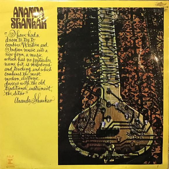 Ananda Shankar - Ananda Shankar (LP, Album, RP, Tan)