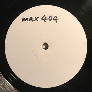 max 404 - The Last Days Of House Music (12", Promo, W/Lbl)