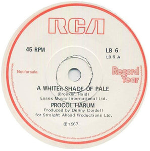 Procol Harum / Noel Edmonds - A Whiter Shade Of Pale / Noel Edmonds Introduces Record Year And 'The Day They Remembered' (7")