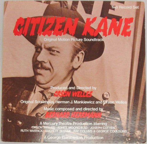 Bernard Herrmann - Citizen Kane (Original Motion Picture Soundtrack) (2xLP, Album)