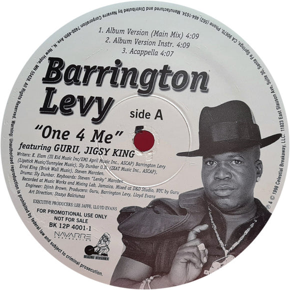 Barrington Levy - One 4 Me (12