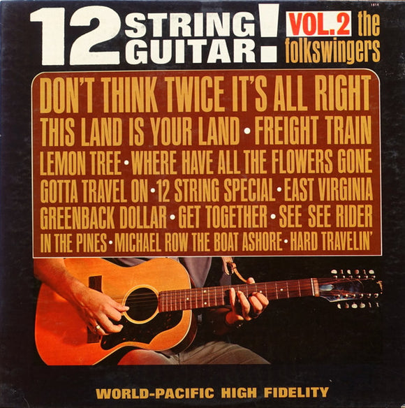 The Folkswingers - 12 String Guitar! Vol. 2 (LP, Mono)