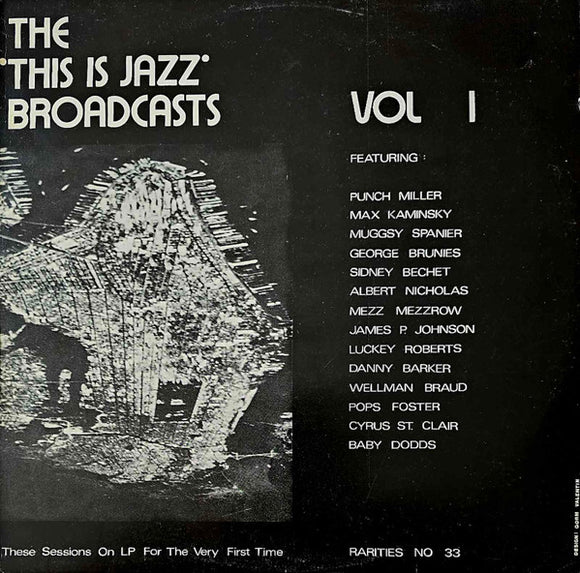 Various - The 'This Is Jazz' Broadcasts, Vol 1 (LP)