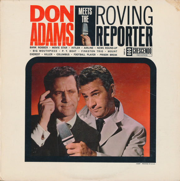 Don Adams (2) - Don Adams Meets The Roving Reporter (LP, Album)