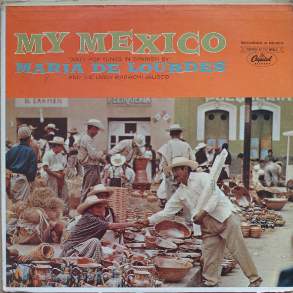 Maria De Lourdes - My Mexico (LP, Album, Mono)