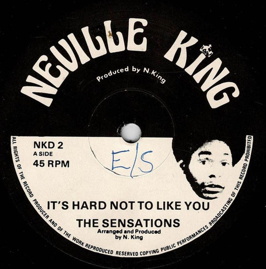 The Sensations - It's Hard Not To Like You (12")