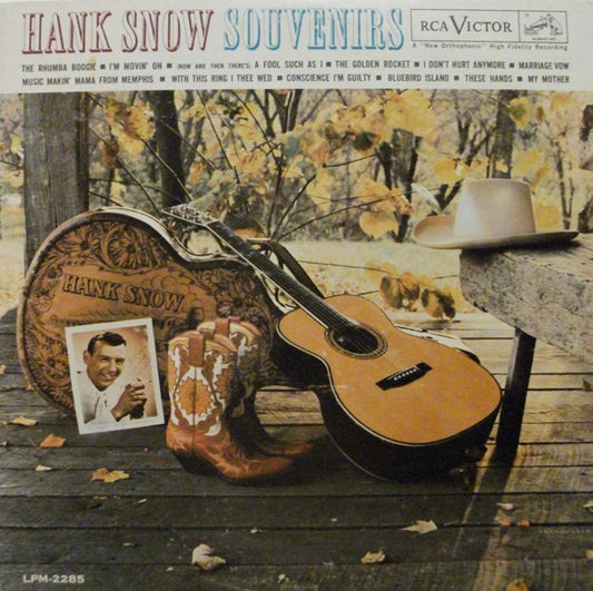 Hank Snow - Hank Snow's Souvenirs (LP, Album, Mono)