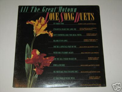 Various - All The Great Motown Love Song Duets (LP, Comp)