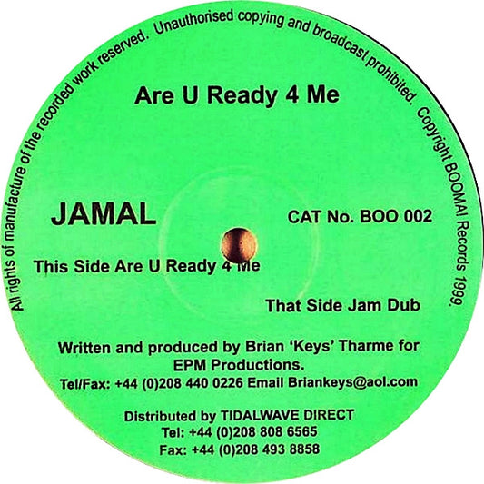 Jamal (22) - Are U Ready 4 Me (12")