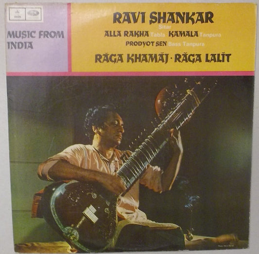 Ravi Shankar - Rāgā Khamāj • Rāga Lalīt (LP, Album, RE)