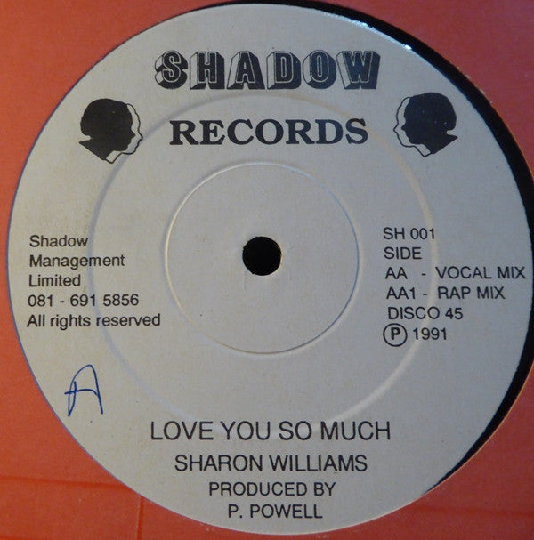 Sharon Williams - Love You So Much (12")