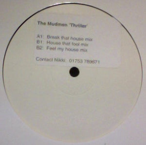 The Mudmen - Thriller (12", Promo, W/Lbl)