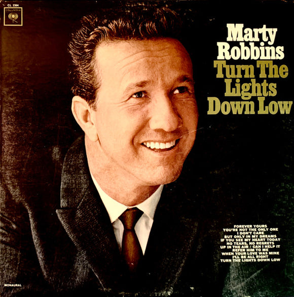 Marty Robbins - Turn The Lights Down Low (LP, Album, Mono)