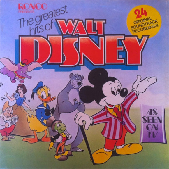 Various - The Greatest Hits Of Walt Disney (LP, Comp, Mono, Gat)