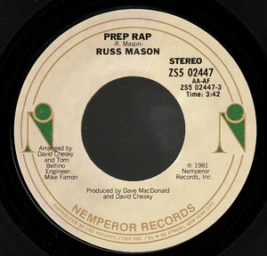 Russ Mason - Prep Rap / La La (7", Single)