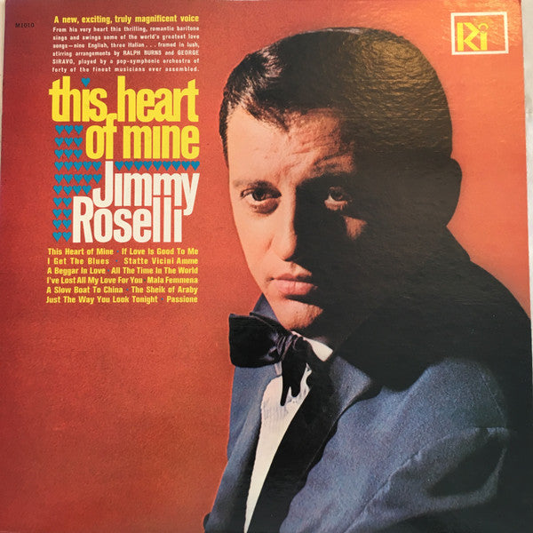 Jimmy Roselli - This Heart Of Mine (LP, Mono)