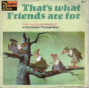 Louis Prima & Phil Harris / "The Vultures" - I Wan'na Be Like You / That's What Friends Are For (7")