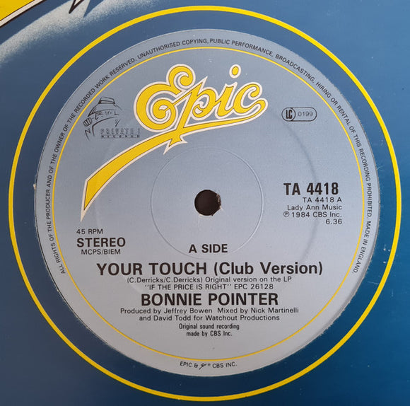 Bonnie Pointer - Your Touch (12