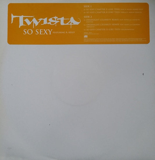 Twista Featuring R. Kelly - So Sexy (12", Promo)