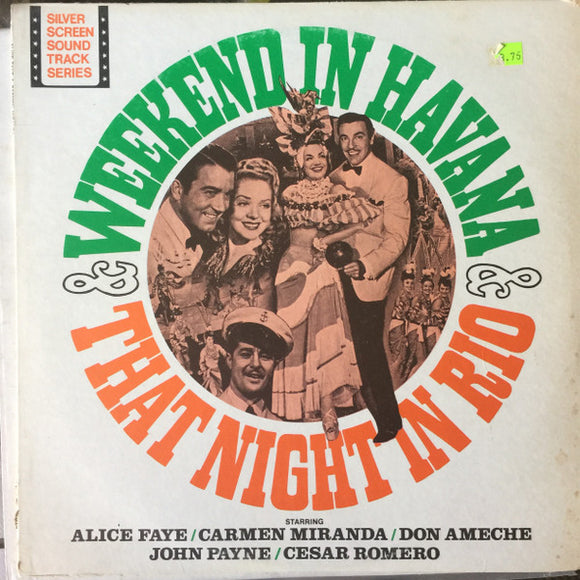 Alice Faye, Carmen Miranda, Don Ameche - Week-End In Havana / That Night In Rio (LP)